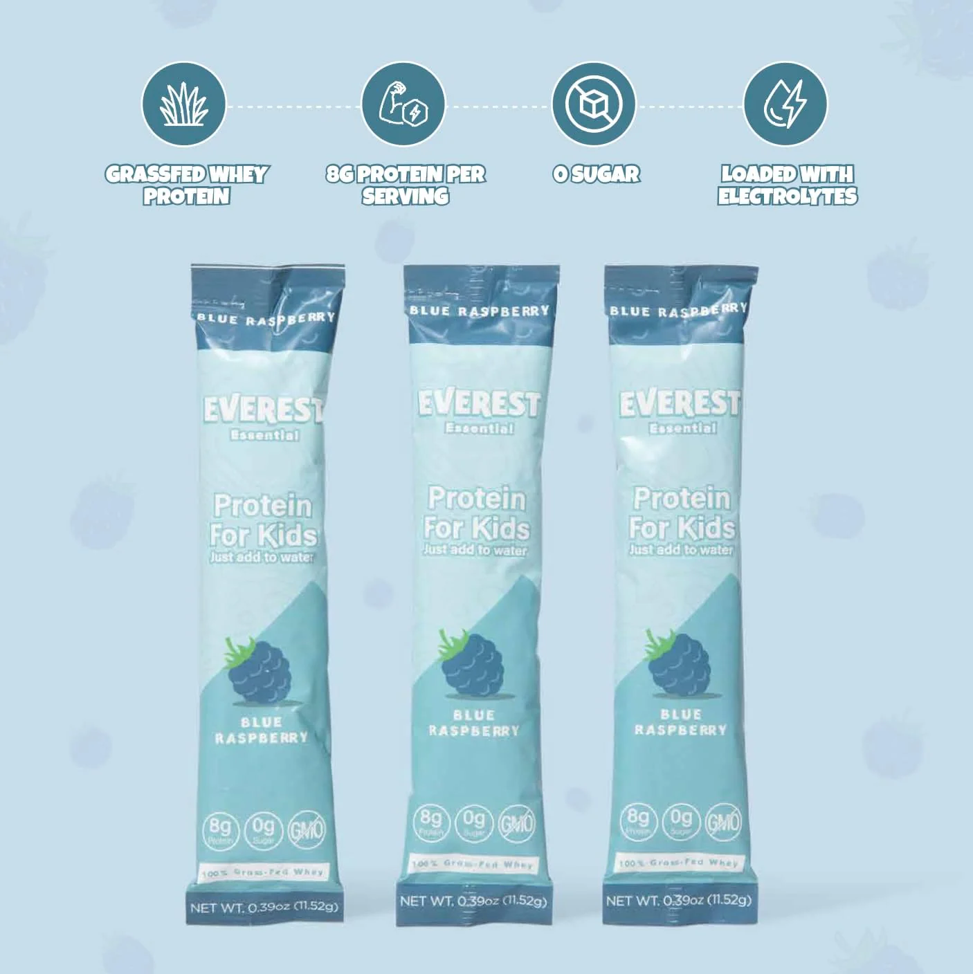 Protein Water Blue Raspberry (10 CT) - Image 2
