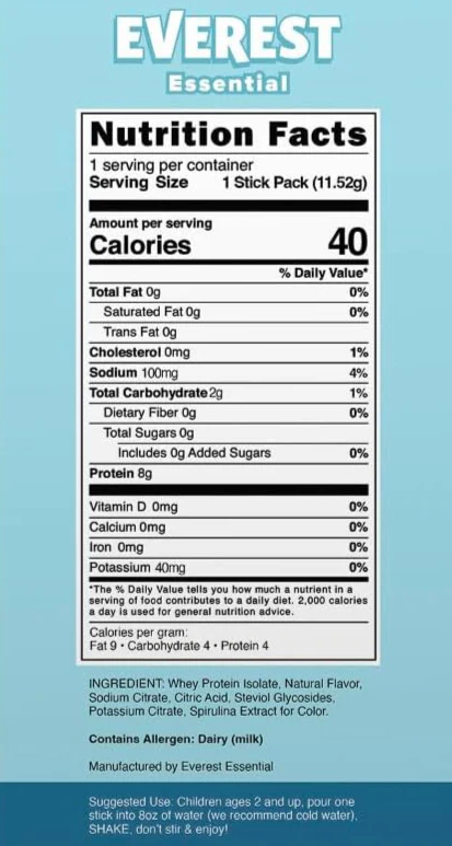 Protein Water Blue Raspberry (10 CT) - Image 4