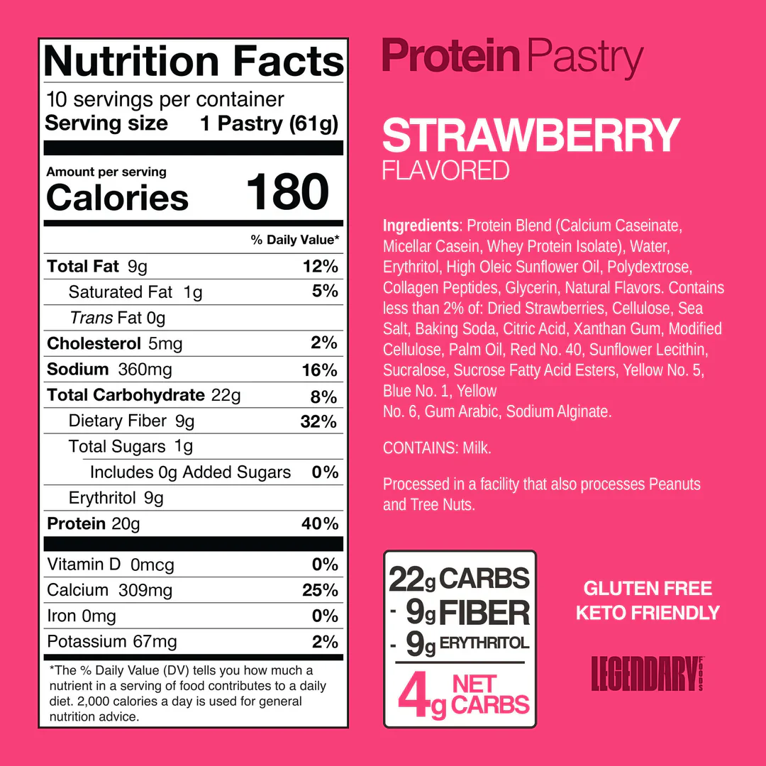 Protein Pastry - Strawberry (10 Pack) - Image 3