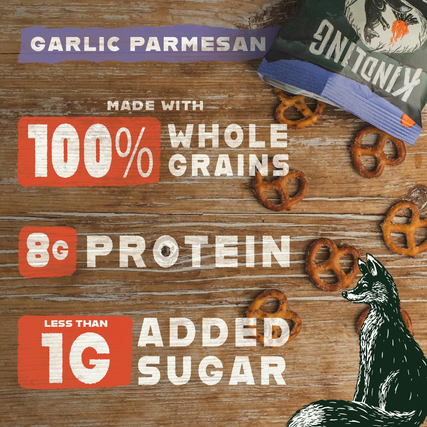 Protein Pretzels - Garlic Parmesan - Image 3