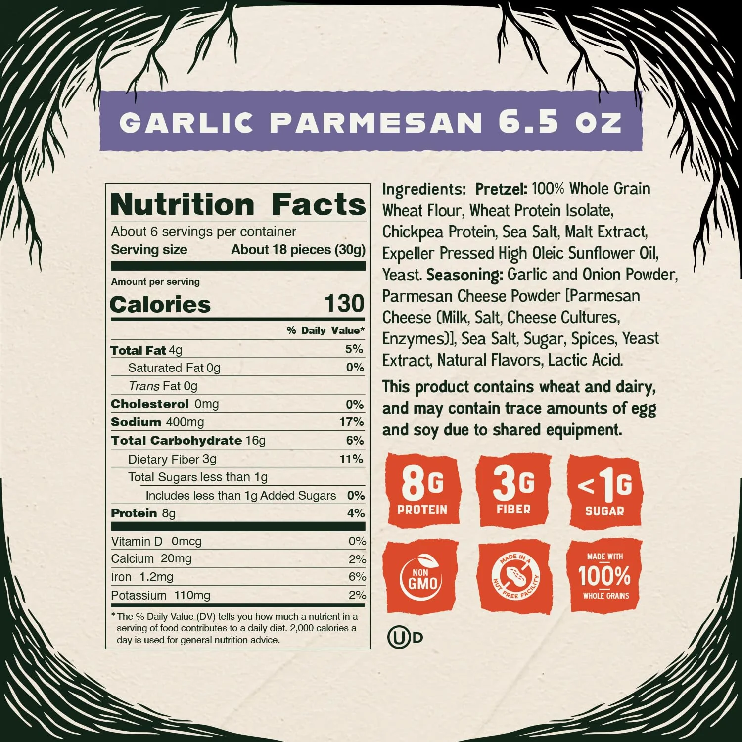 Protein Pretzels - Garlic Parmesan - Image 4