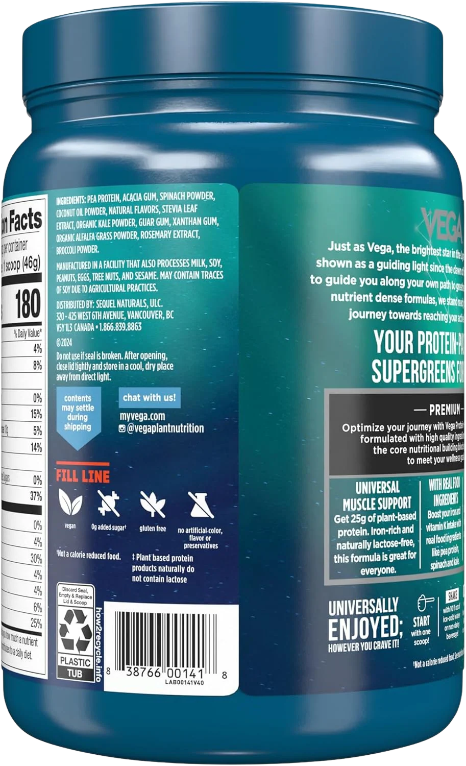 Protein + Supergreens - Creamy Vanilla - Image 3