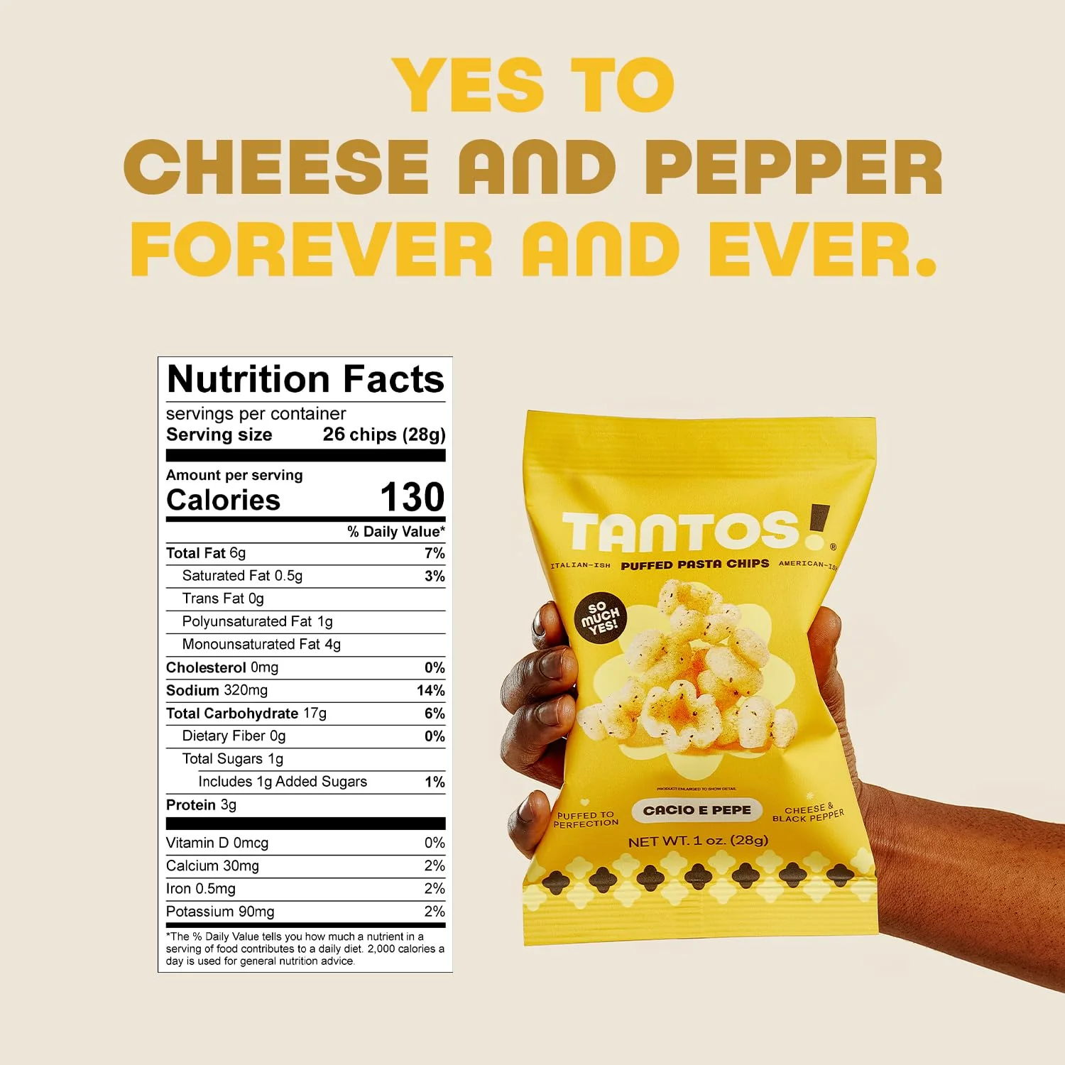 Puffed Pasta Chip - Cacio e Pepe Flavor - Image 4