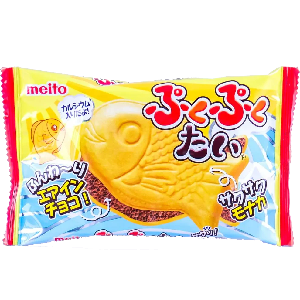 Pukupuku Tai Fish-Shaped Chocolate Wafer