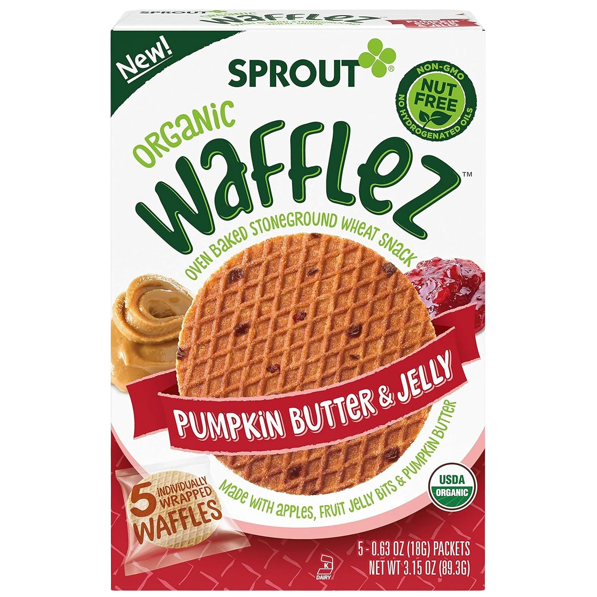 Pumpkin Butter & Jelly Waffles (5 CT)