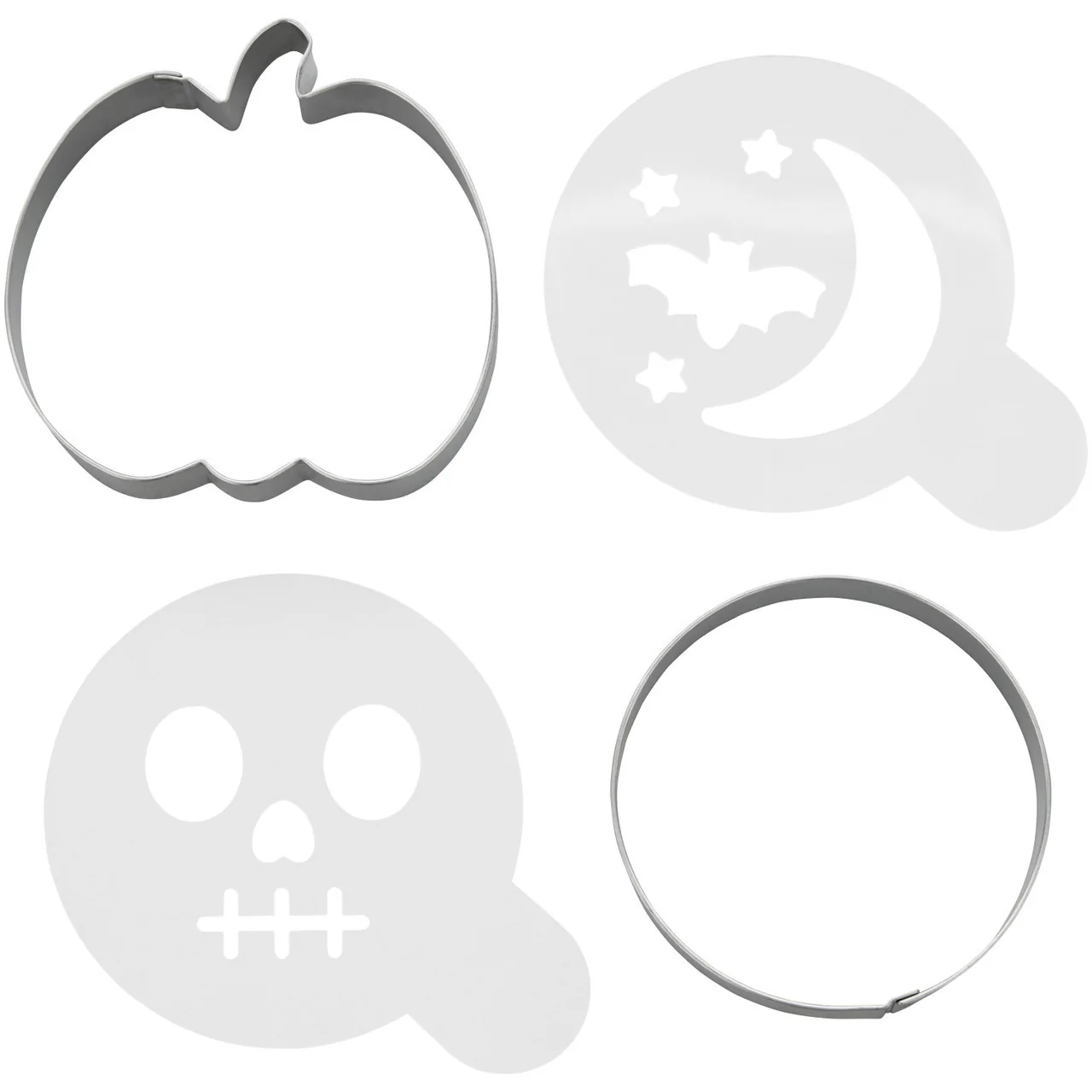 Pumpkin & Circle Cookie Cutter & Stencil Kit - Image 3