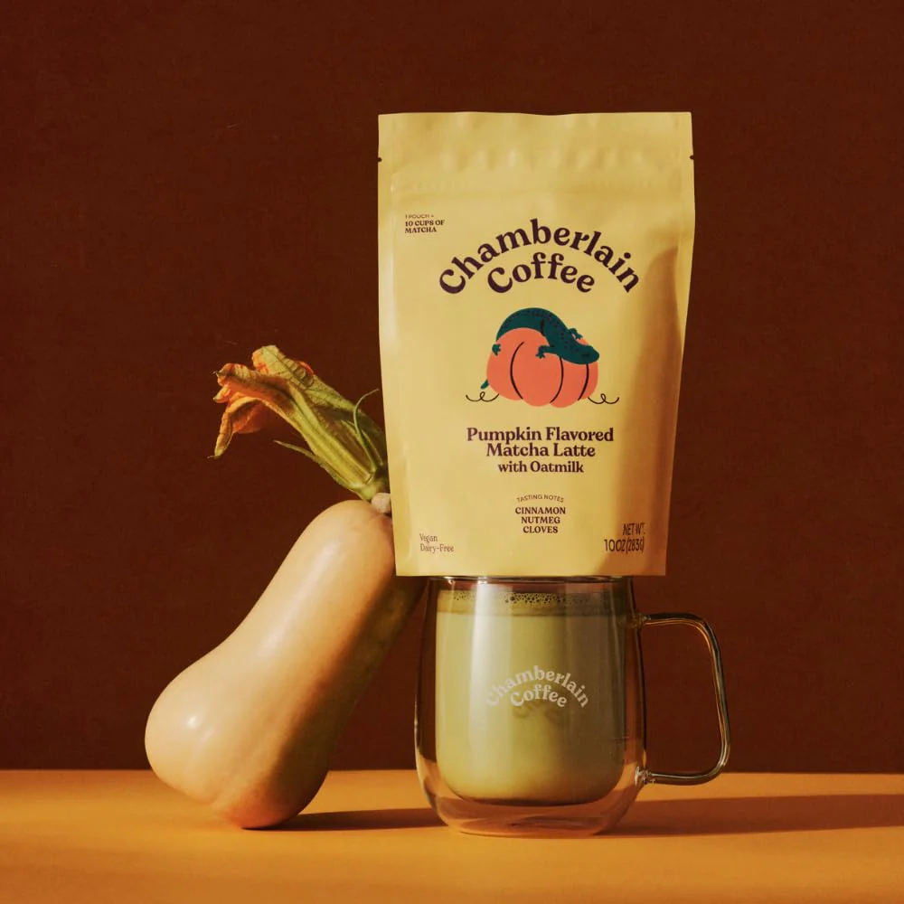 Pumpkin Matcha Latte with Oatmilk - Image 2