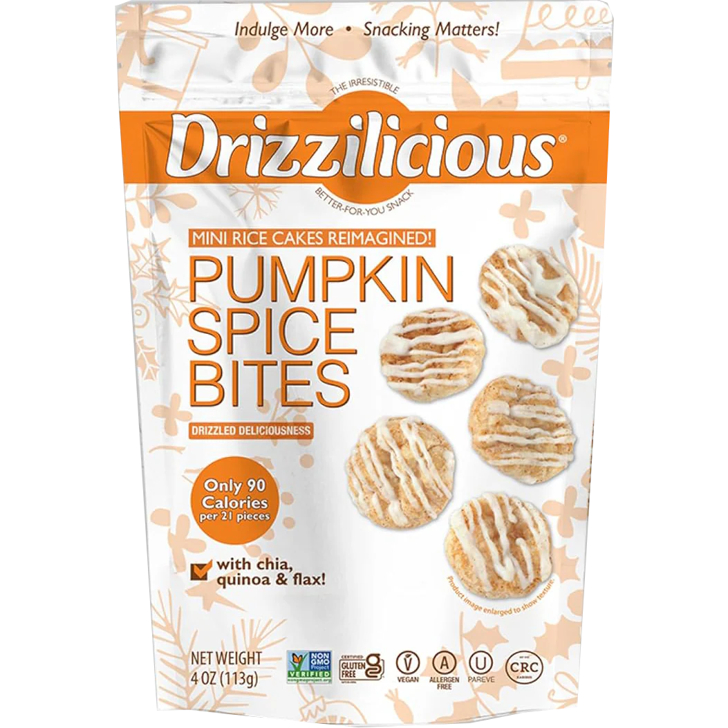 Pumpkin Spice Bites Mini Rice Cakes