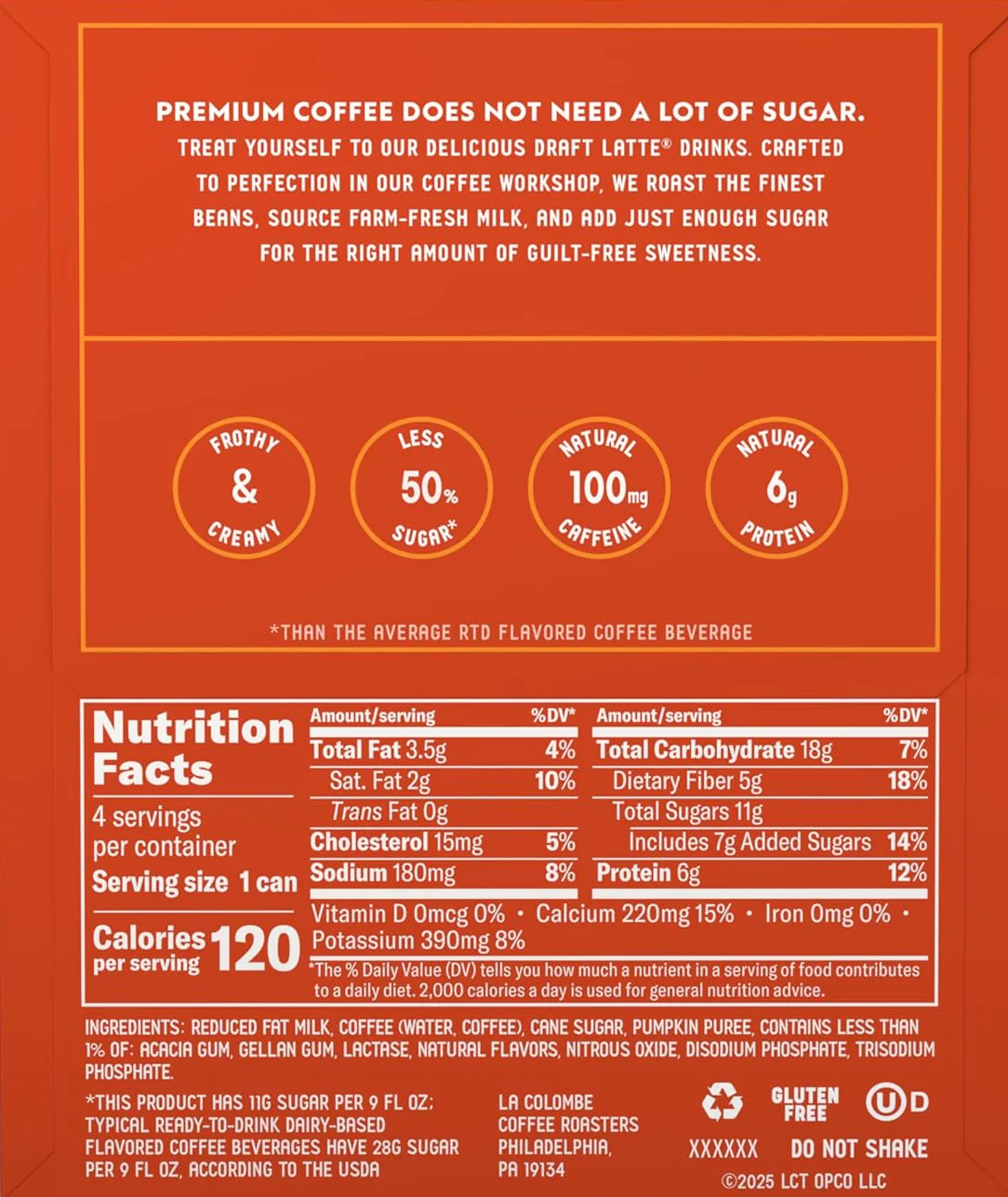 Pumpkin Spice Draft Latte (12 Pack) - Image 6