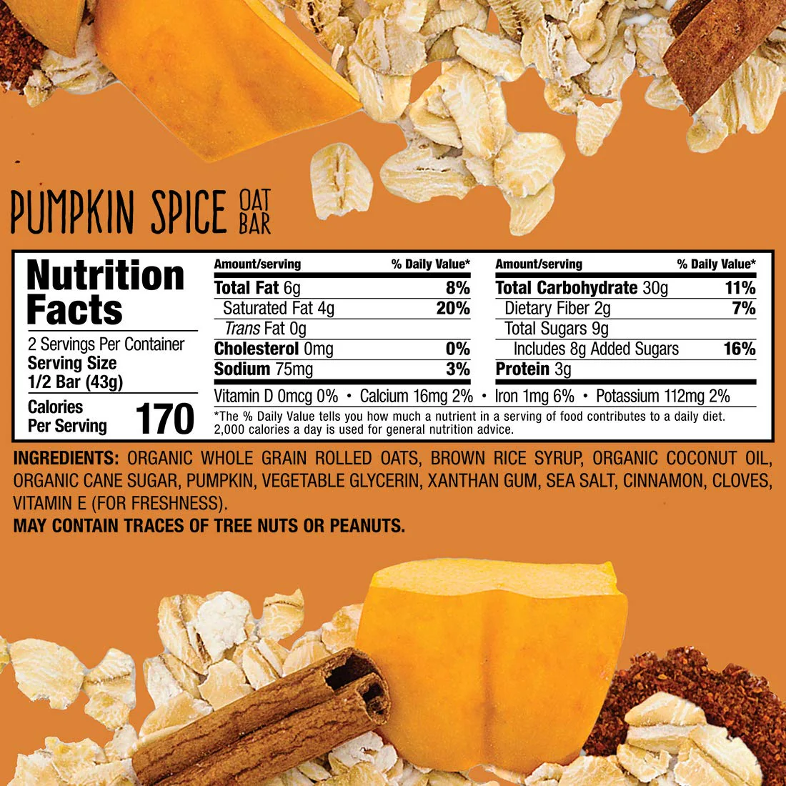 Pumpkin Spice Oat Bar (12 CT) - Image 4