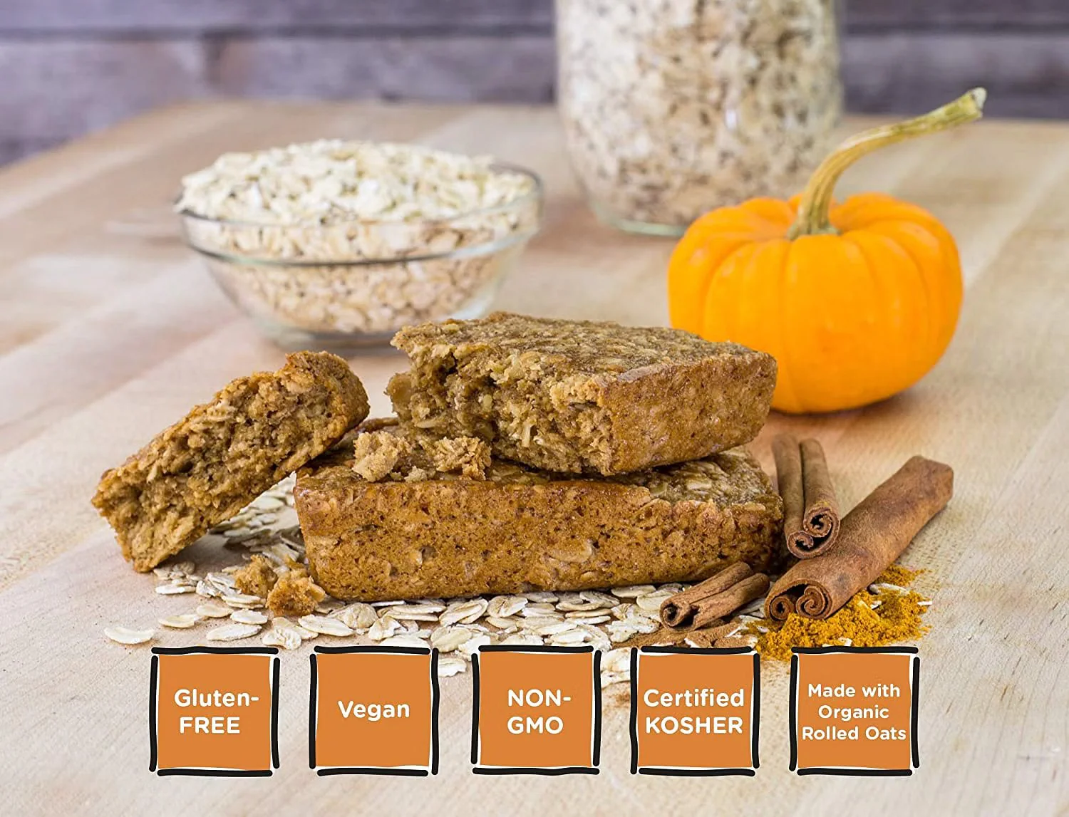 Pumpkin Spice Oats Bar (12 Pack) - Image 3