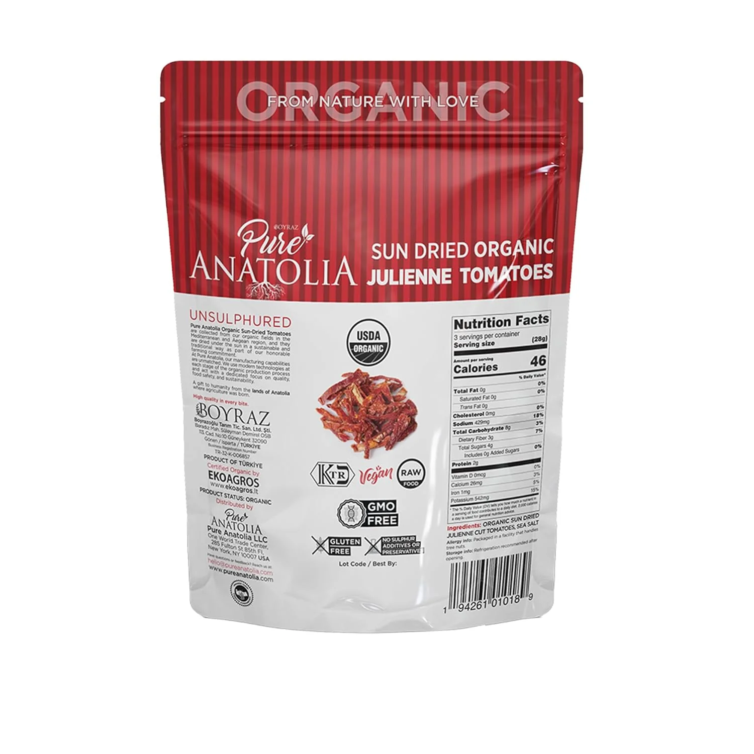 Organic Sun-Dried Julienne-Cut Tomatoes - Image 3