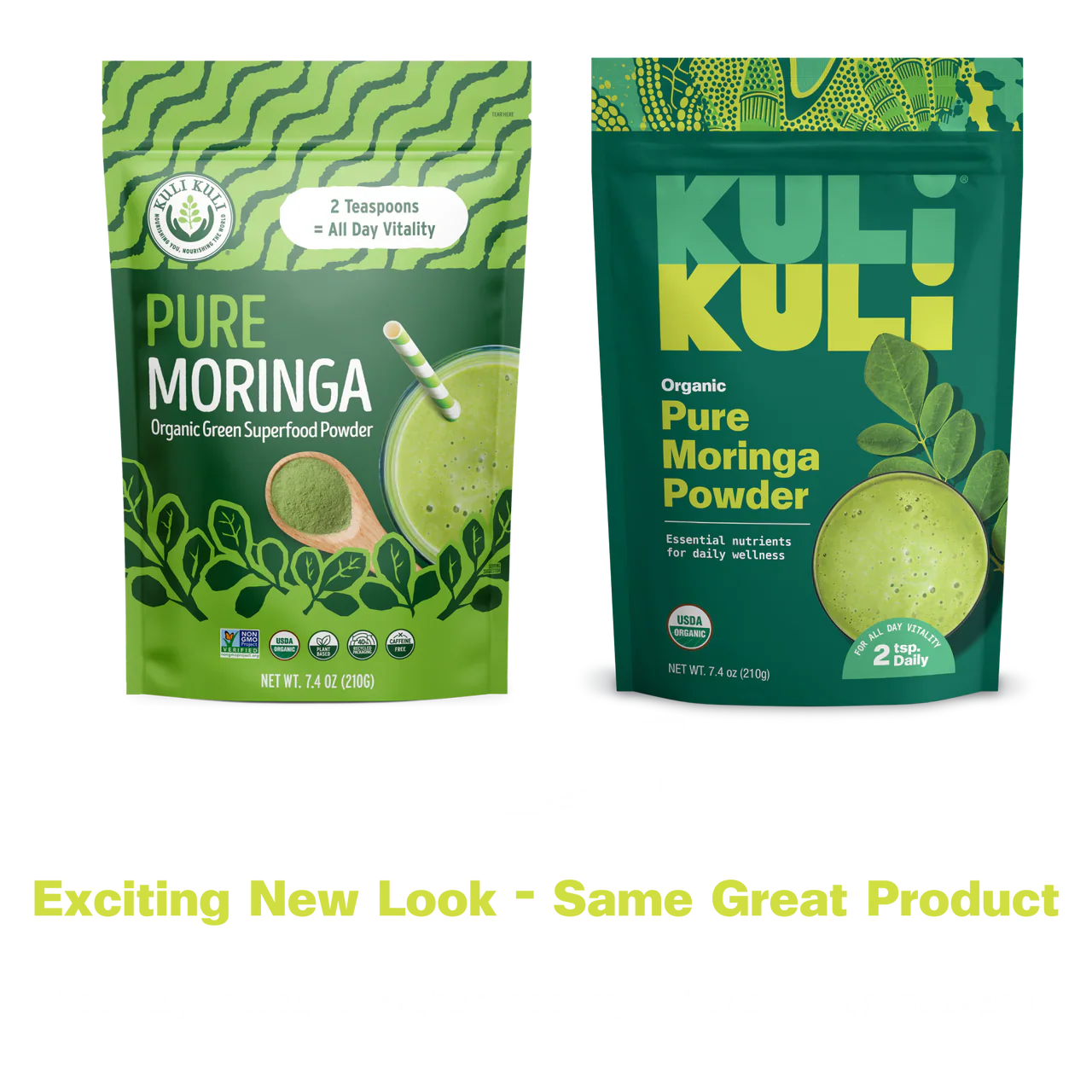 Pure Organic Moringa Vegetable Powder - Green Superfood - Image 3