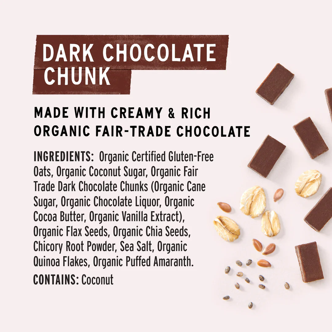 Dark Chocolate Chunk Superfood Oatmeal (6 CT) - Image 4