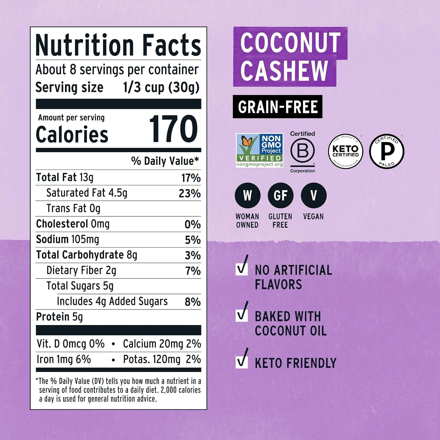 Grain-Free Coconut Cashew Granola - Image 2