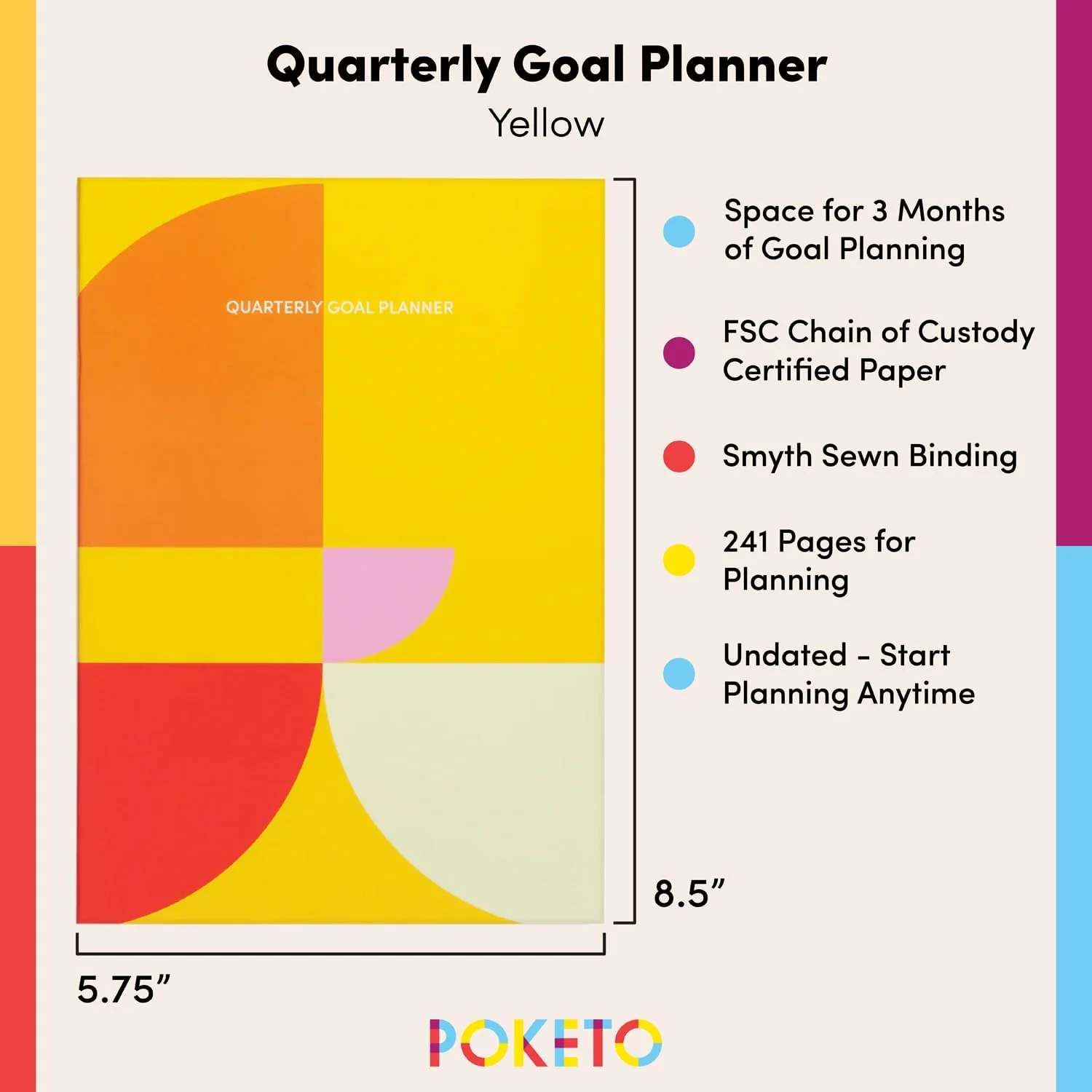 Quarterly Goal Planner (Yellow) - Image 3