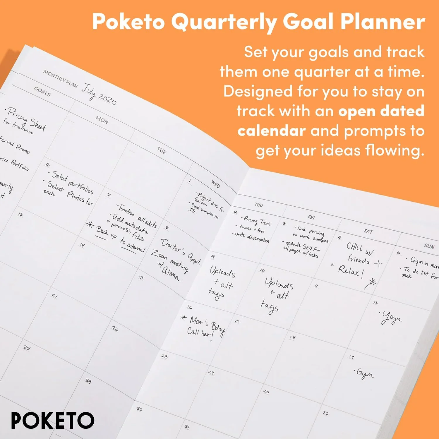 Quarterly Goal Planner (Yellow) - Image 4