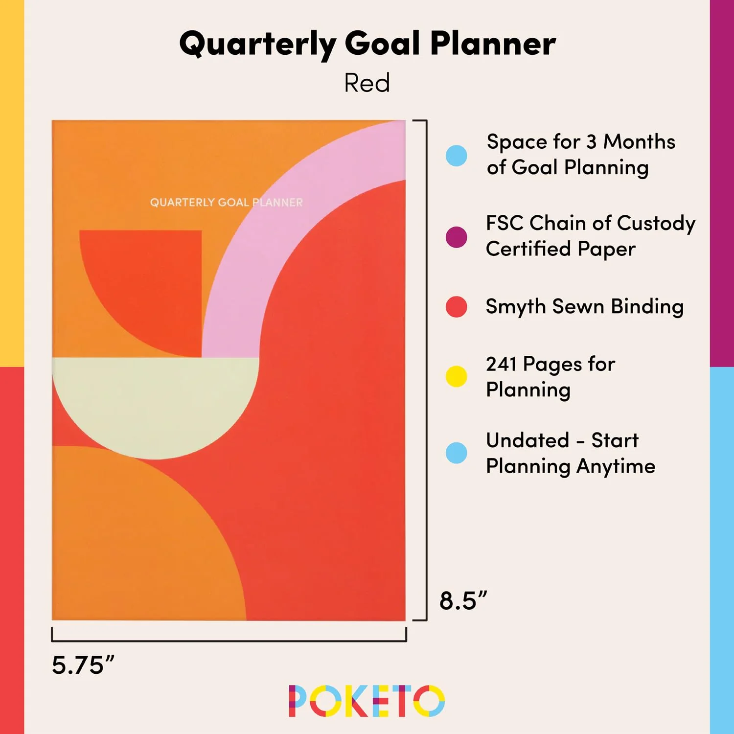 Quarterly Planner - Red - Image 3