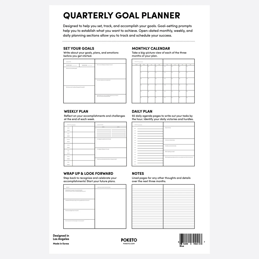 Quarterly Planner - Red - Image 8