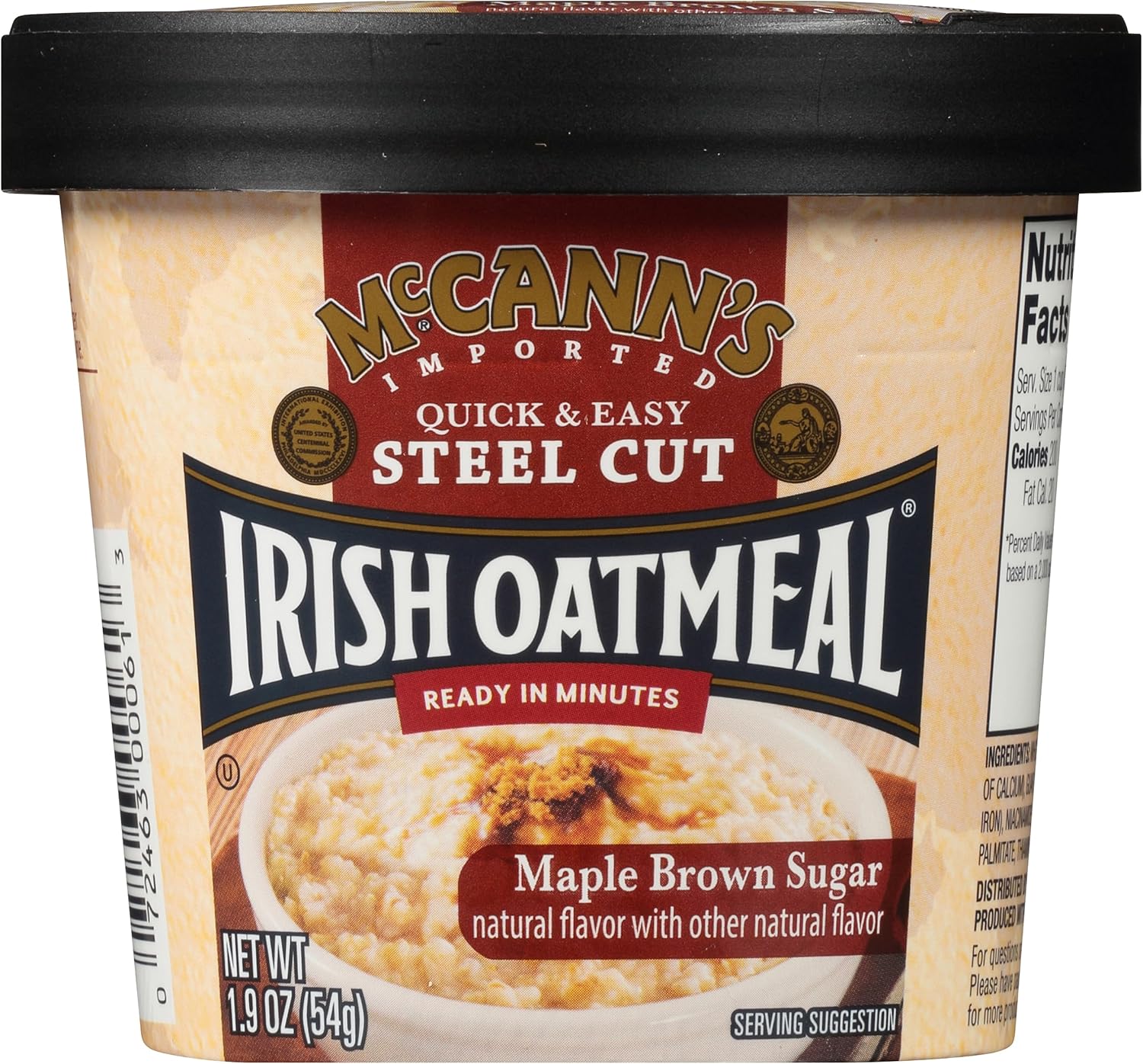 Instant Oatmeal Cup, Maple Brown Sugar (12 Pack) - Image 2