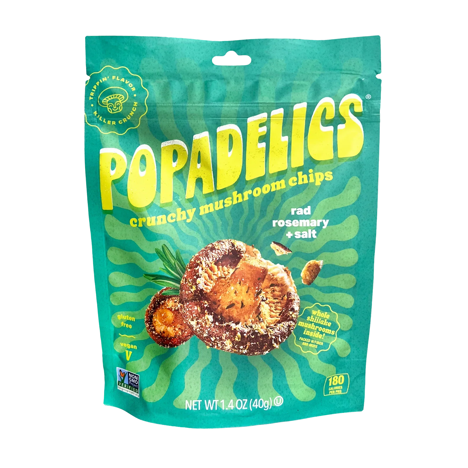 Rad Rosemary & Salt Crunchy Mushroom Chips (6 CT) - Image 2