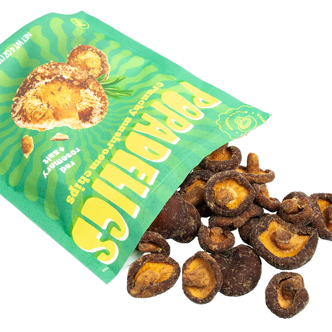 Rad Rosemary & Salt Crunchy Mushroom Chips (6 CT) - Image 5