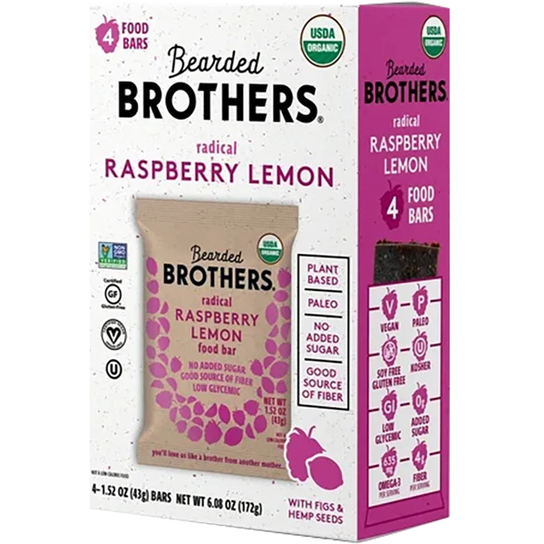 Organic Radical Raspberry Lemon Bars (4 CT)