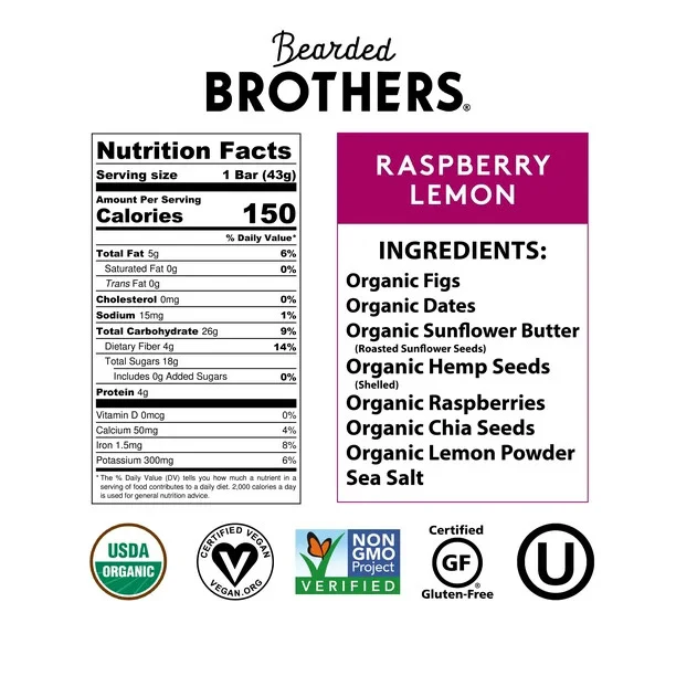 Organic Radical Raspberry Lemon Bars (4 CT) - Image 5