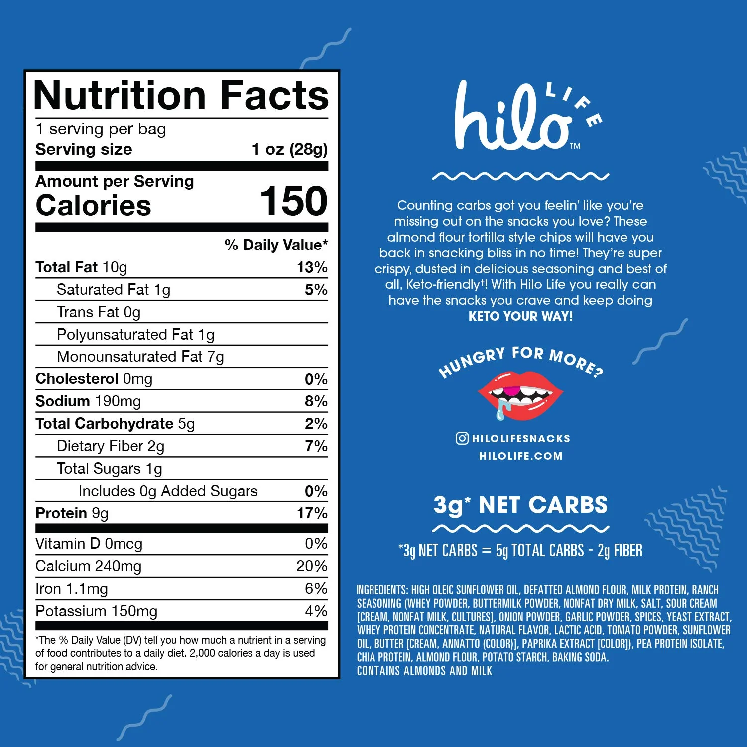 Ranch Almond Flour Tortilla Chips - Image 4