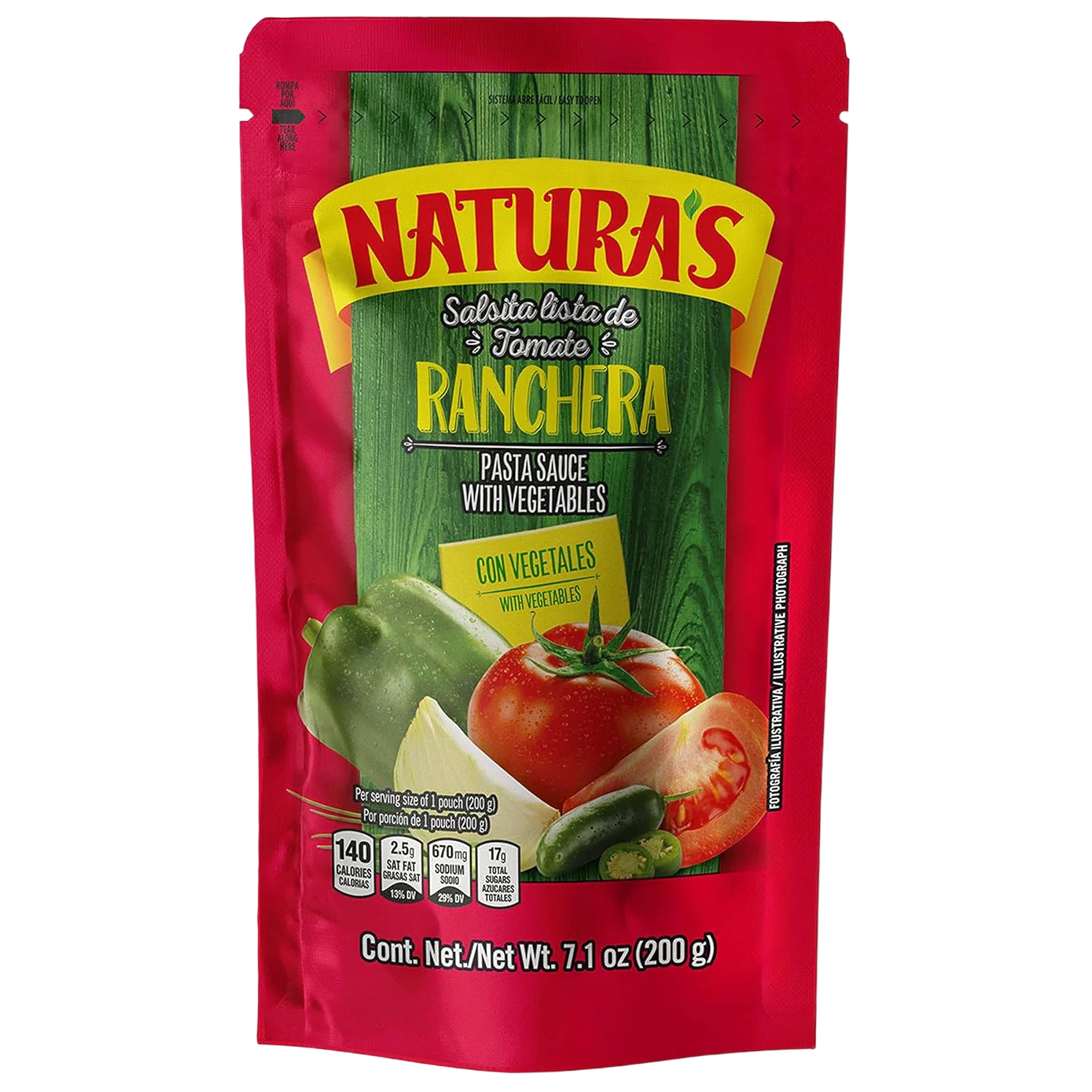 Ranchera Style Pasta Sauce