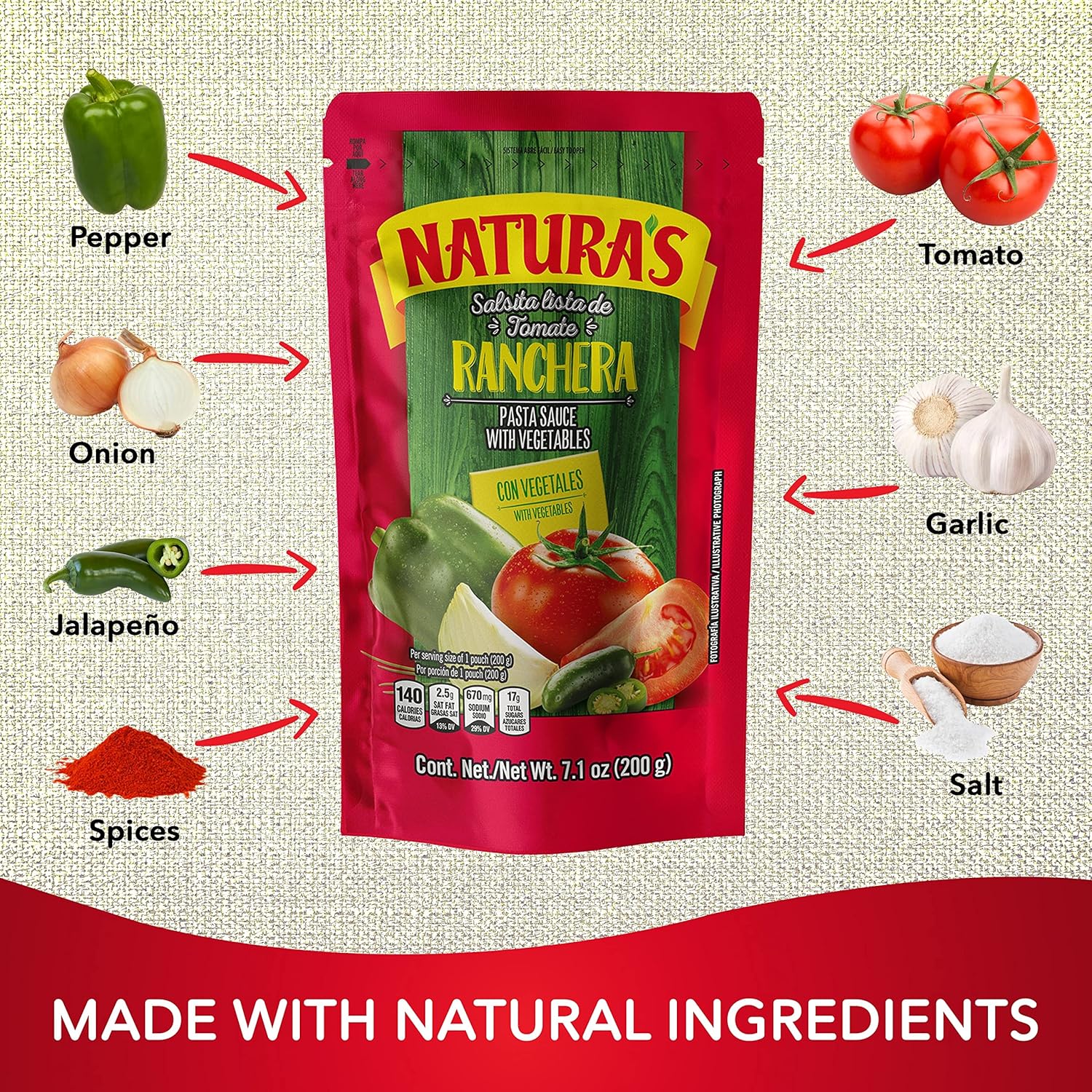 Ranchera Style Pasta Sauce - Image 3