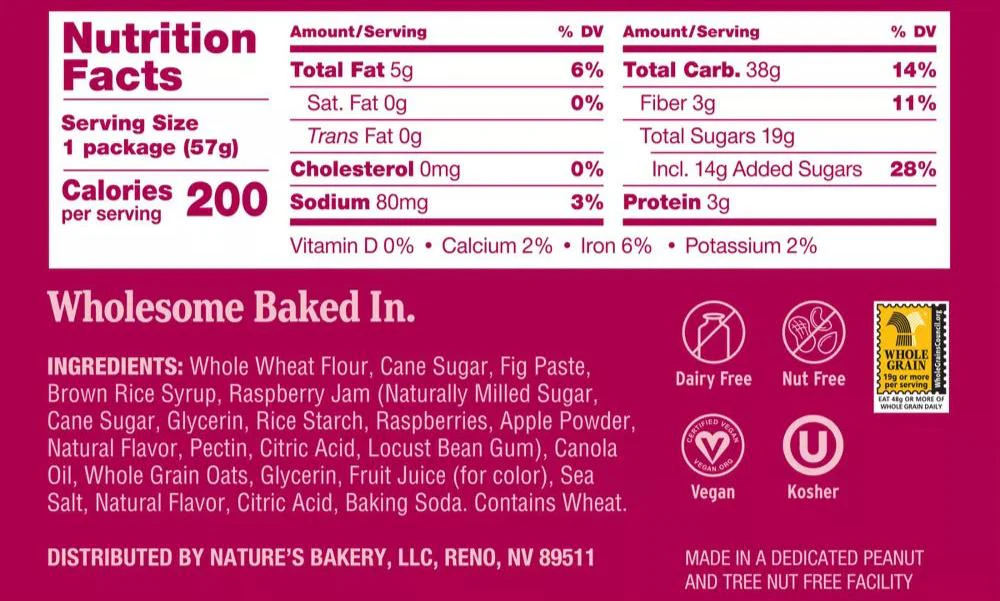 Raspberry Fig Bar (12 CT) - Image 4