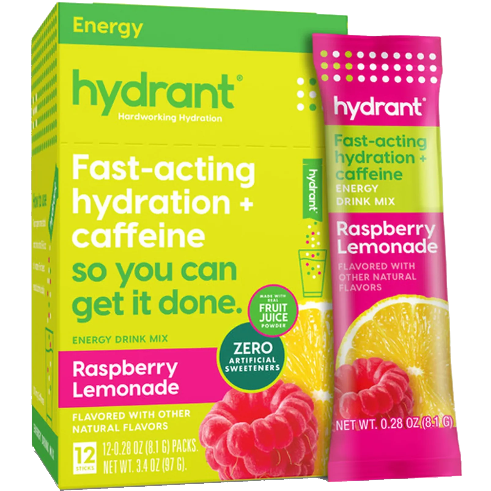 Raspberry Lemonade Electrolyte  Hydration Drink (12 CT)