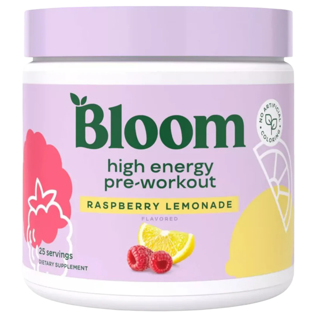 Raspberry Lemonade High-Energy Pre-Workout Supplement Powder