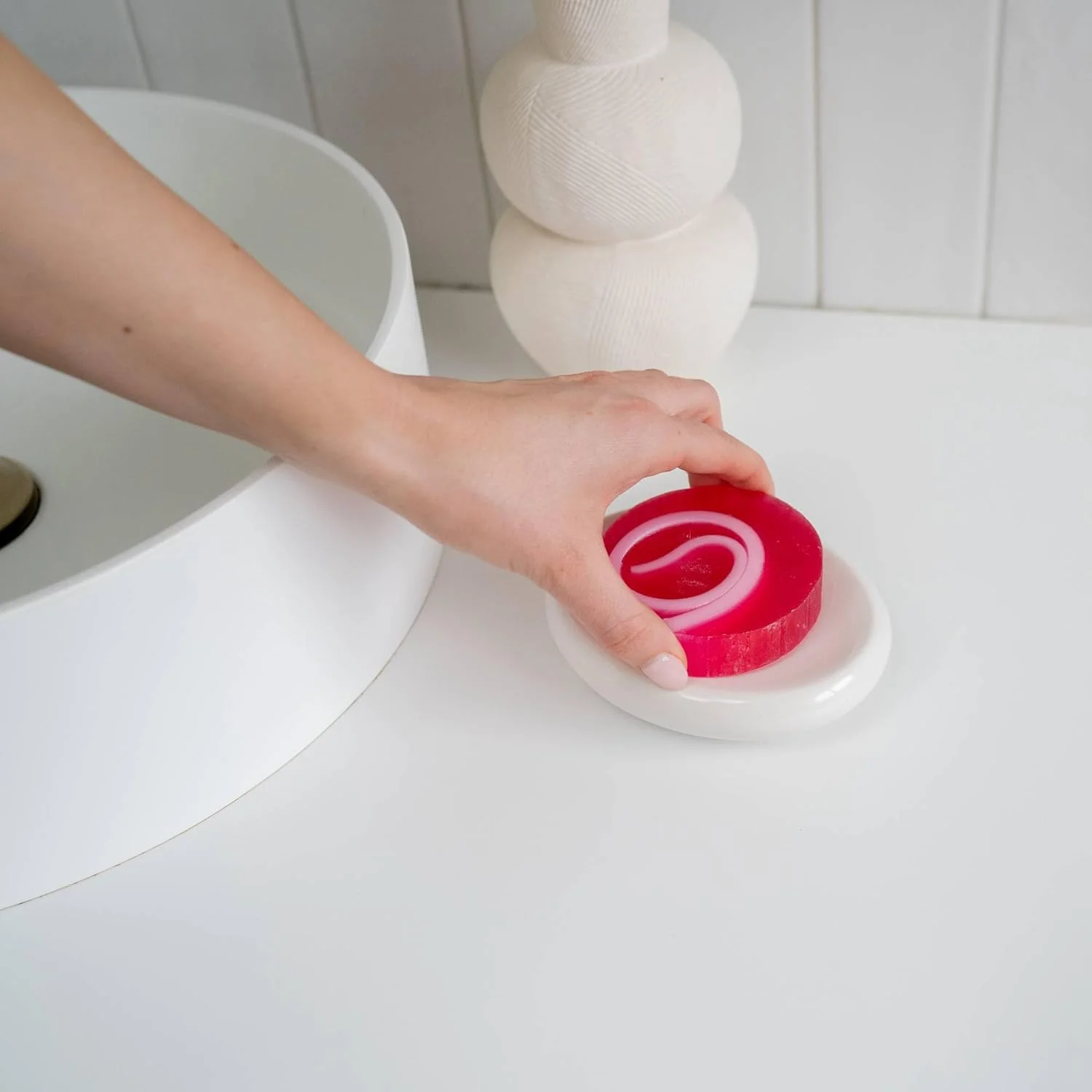 Raspberry Lollipop Handcrafted Soap - Image 5