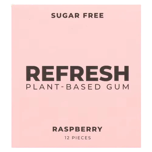 Raspberry Plant Based Gum (12 Pack) - Image 2