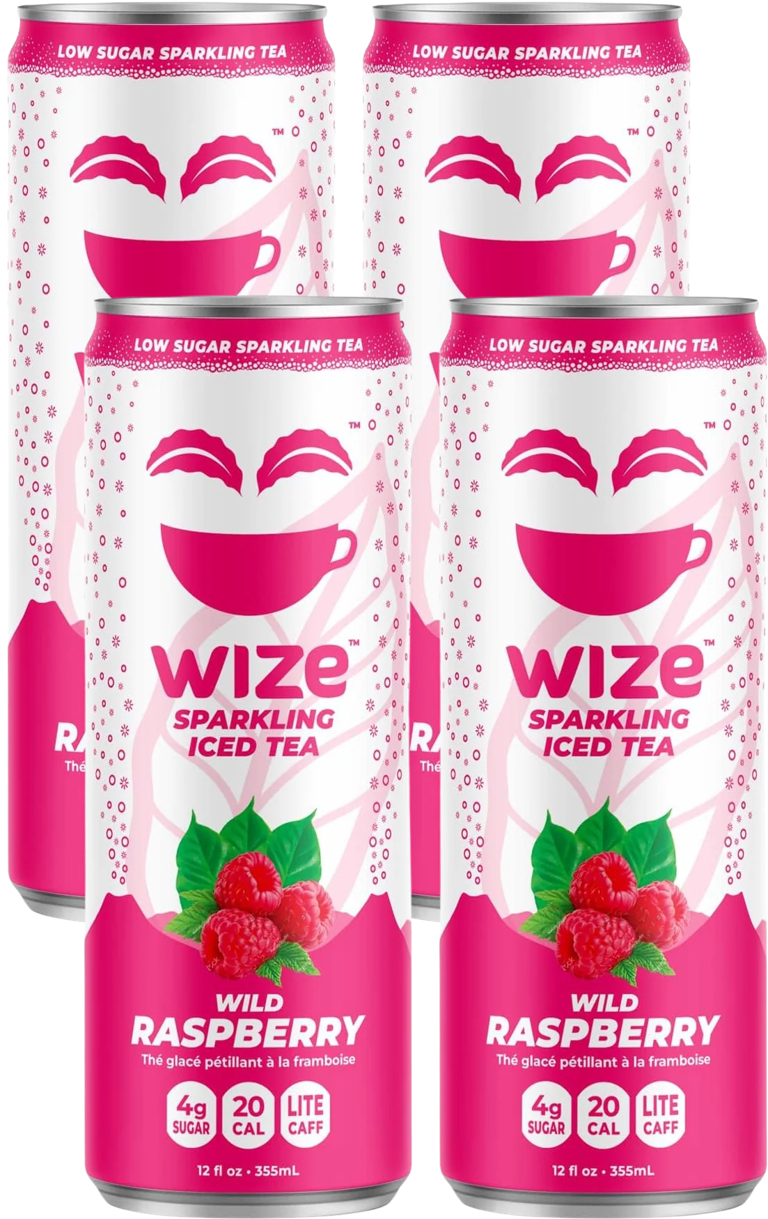 Raspberry Sparkling Ice Tea (4 Pack)