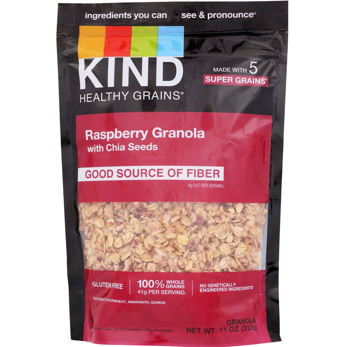 Raspberry With Chia Seeds Granola