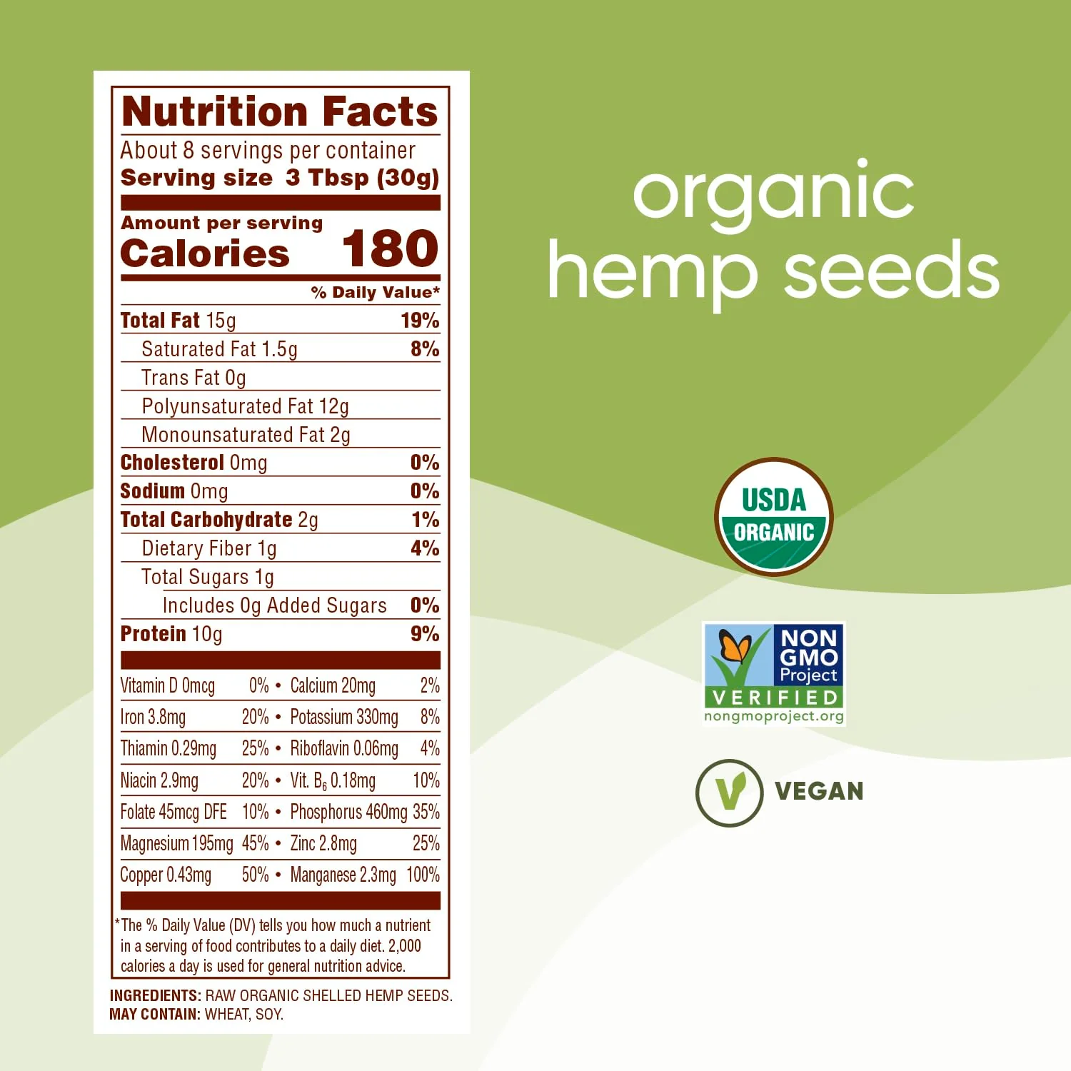 Raw Shelled Hemp Seeds - Image 3