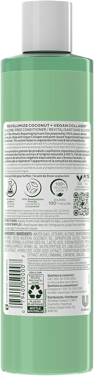 Real Conditioner Revolumize Coconut + Vegan Collagen - Image 5