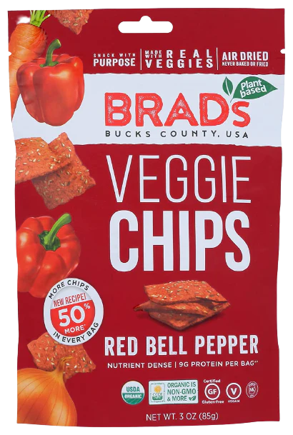 Red Bell Pepper Vegan Chips