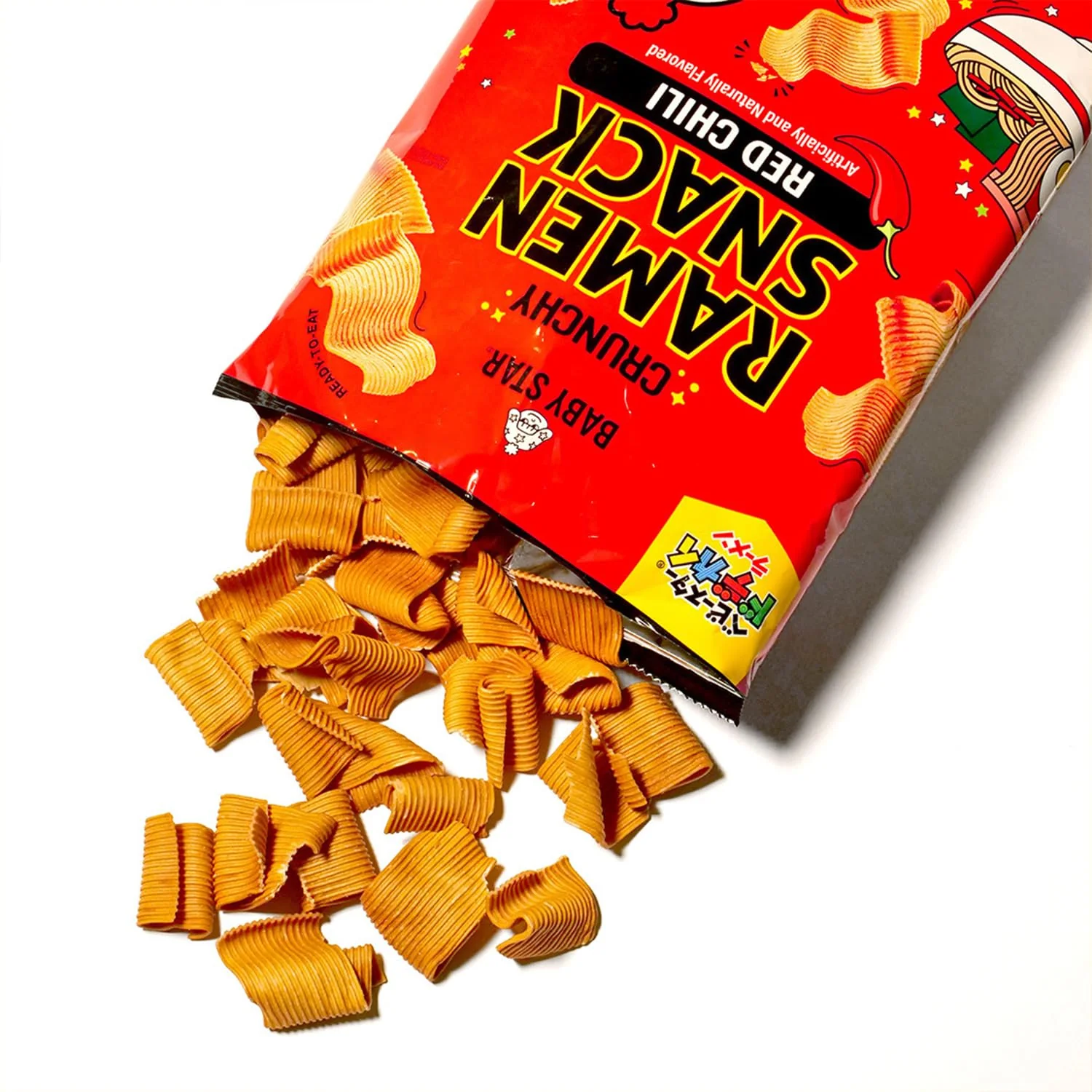 Red Chili Crunchy Ramen Snack - Image 3