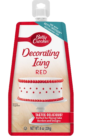 Red Decorating Icing