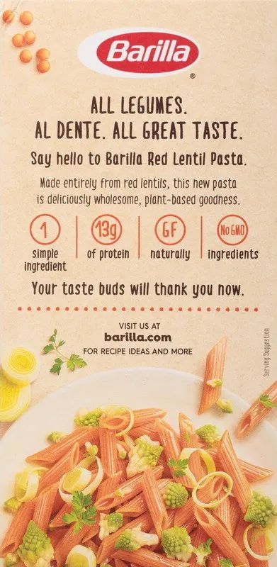 Red Lentil Penne Pasta - Image 2