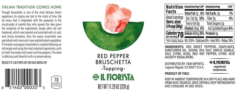 Red Pepper Bruschetta Topping - Image 2