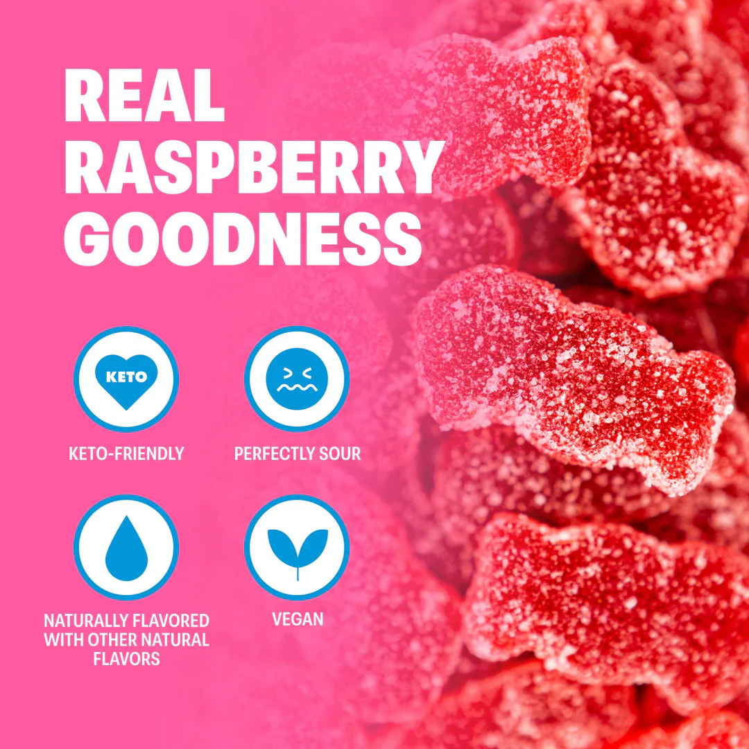 Red Raspberry Sour Scouts Gummy Candy (6 CT) - Image 7