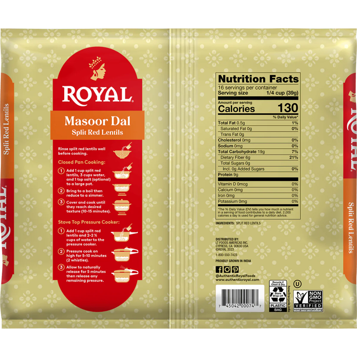 Red Split Masoor Dal - Image 2