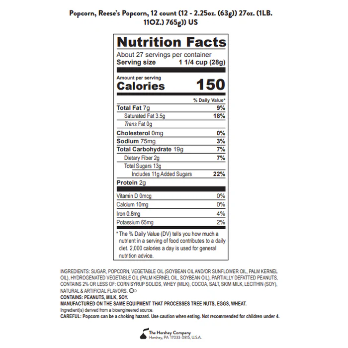 Peanut Butter Chocolate Popcorn (12 Pack) - Image 4
