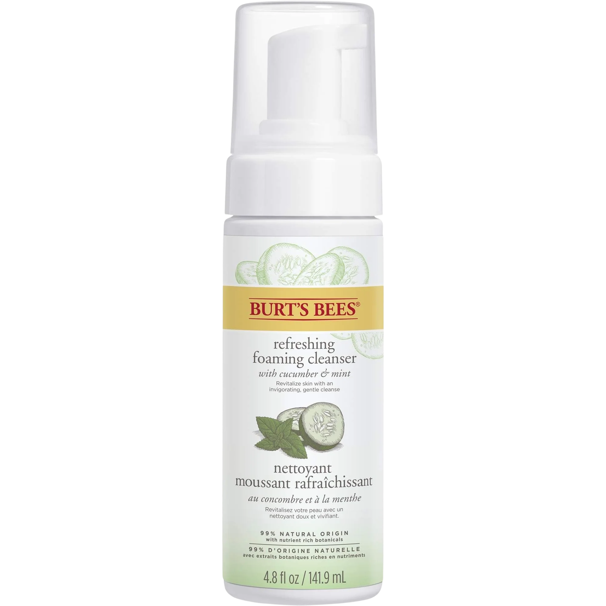 Refreshing Foaming Face Cleanser - Cucumber And Mint
