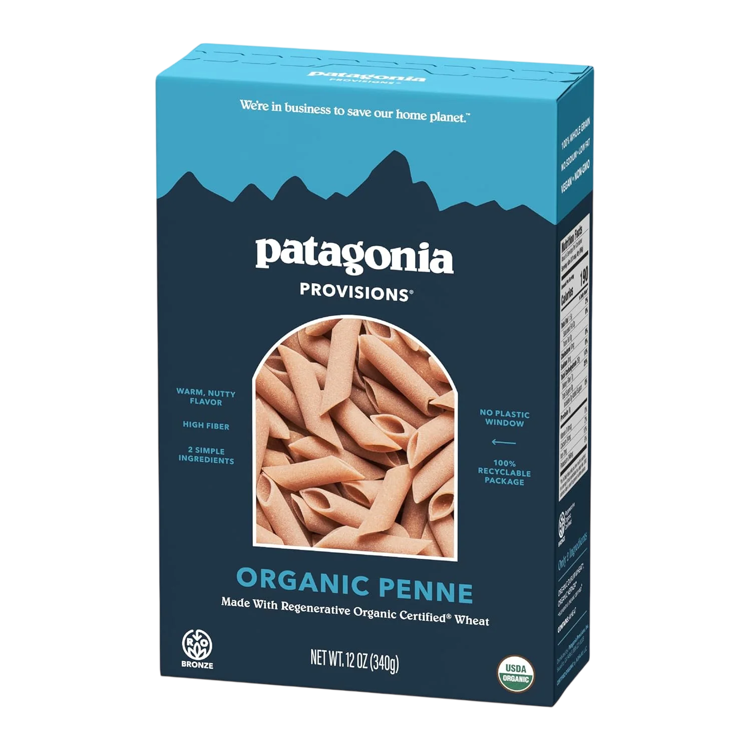 Regenerative Organic Certified Penne Pasta